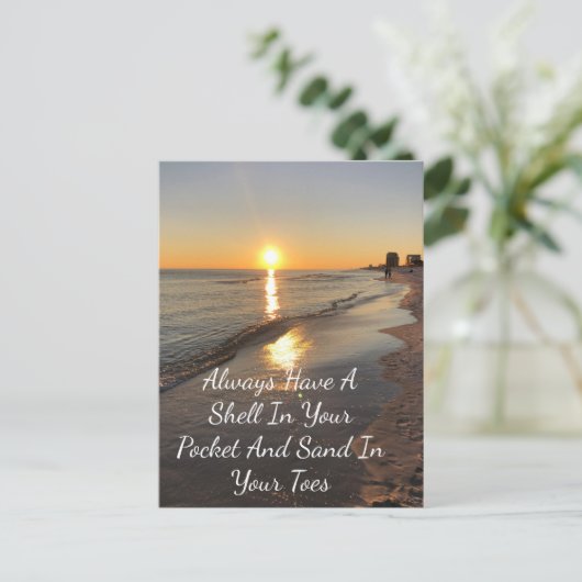 Beach Briefkaart (Staand voorkant)