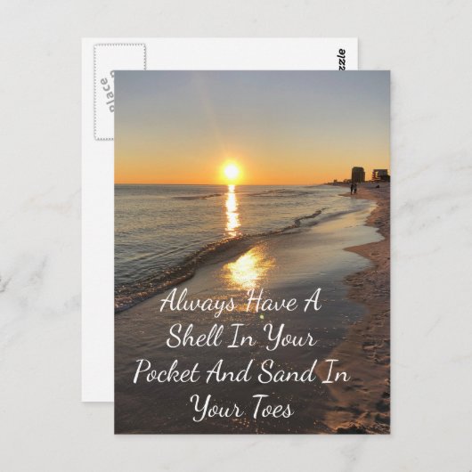 Beach Briefkaart (Voorkant / Achterkant)