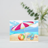 Beach Briefkaart (Staand voorkant)