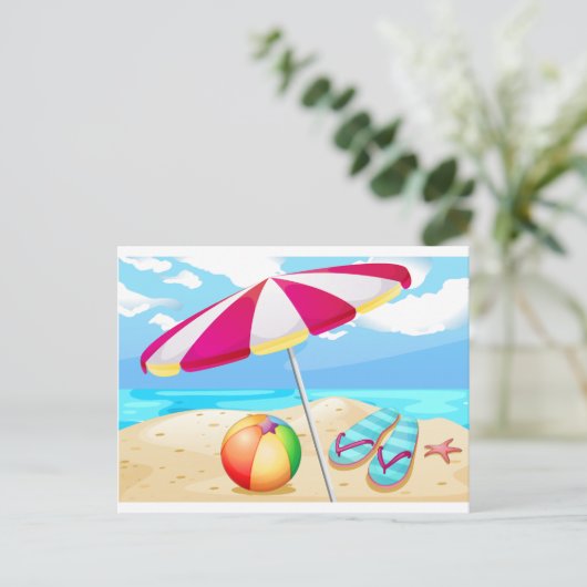 Beach Briefkaart (Staand voorkant)