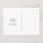 Beach Briefkaart (Achterkant)