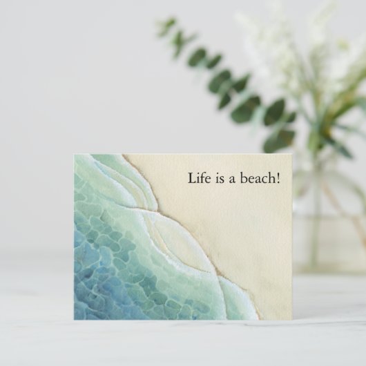 Beach Briefkaart (Staand voorkant)
