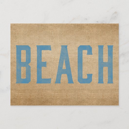 Beach Briefkaart (Voorkant)