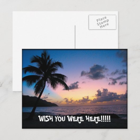 Beach Briefkaart (Voorkant / Achterkant)