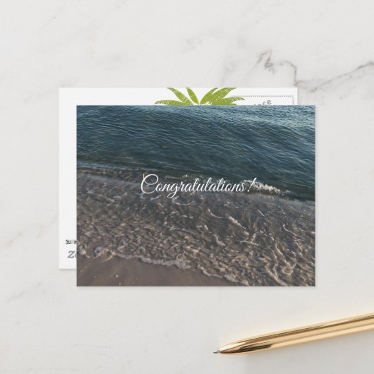 Beach Briefkaart (Voorkant / Achterkant in situ)