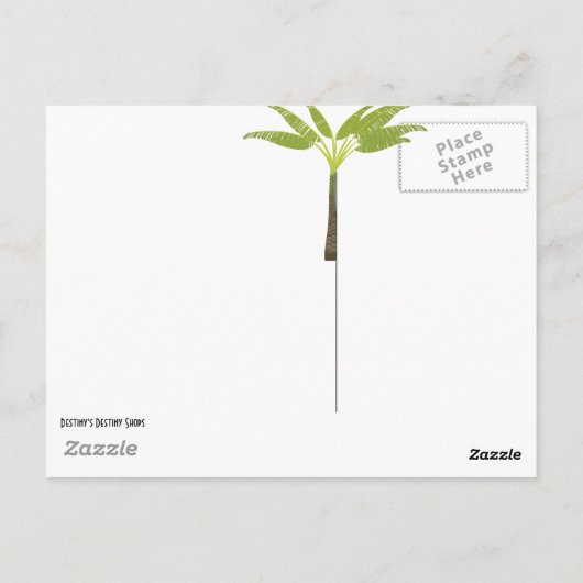 Beach Briefkaart (Achterkant)