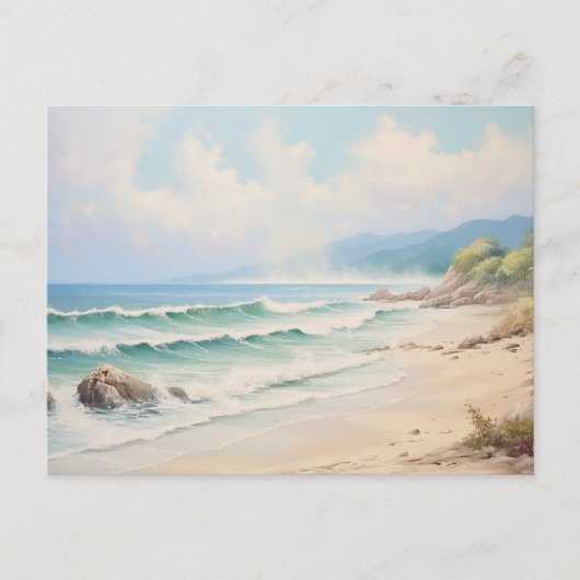  Beach Briefkaart (Voorkant)