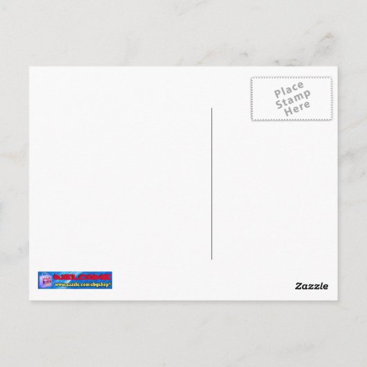 Beach Briefkaart (Achterkant)