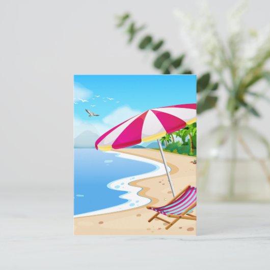 Beach Briefkaart (Staand voorkant)