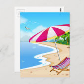 Beach Briefkaart (Voorkant / Achterkant)
