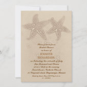 BEACH BRUIDS DOUCHE UITNODIGINGEN (Voorkant)