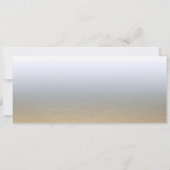 Beach Bruiloft Boarding Ticket Uitnodigingen. Kaart (Achterkant)