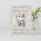 Beach bruiloft kaart (Staand voorkant)