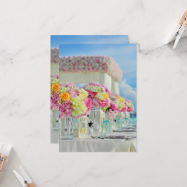 Beach, bruiloft, ontvangst, tabelinstelling, Cente