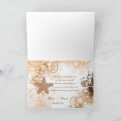 Beach bruiloft thema ~ Bedankt 2 (Binnen)