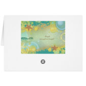 Beach bruiloft thema ~ table Seating 3 placement (Achterkant Horizontaal)