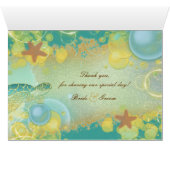 Beach bruiloft thema ~ table Seating 3 placement (Binenzijde Horizontaal (Onderkant))