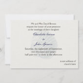 Beach bruiloft uitnodiging (Achterkant)