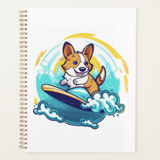 Beach Buddies: Corgi op de Crest Planner