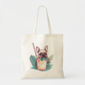 Beach Buddies: Frenchie Fizz Canvas tas (Voorkant)