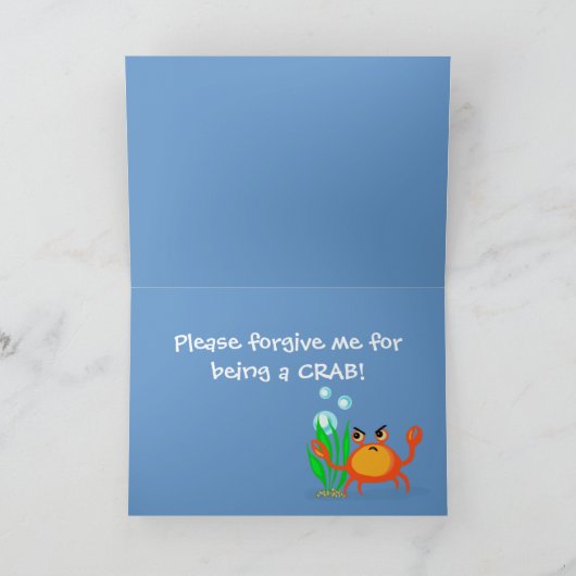 Beach Buddies het spijt me Wenskaart Kaart (Binnen)