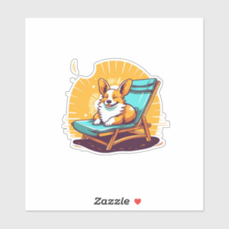 Beach Buddies: Snooze met een Uitzicht Sticker