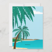 Beach Buddy Invitation Kaart (Achterkant)