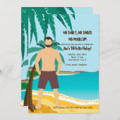 Beach Buddy Invitation Kaart (Voorkant / Achterkant)