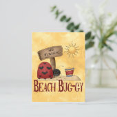 Beach Bug-gy Briefkaart (Staand voorkant)