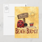Beach Bug-gy Briefkaart (Voorkant / Achterkant)