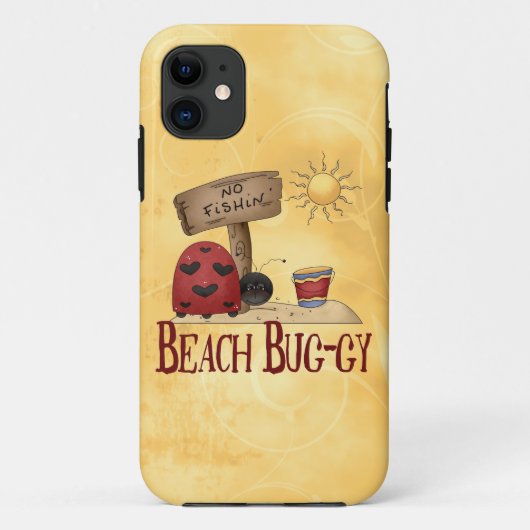 Beach Bug-gy Case-Mate iPhone Case (Achterkant)