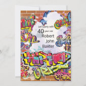 Beach Bum 40th 🌊😎 Mannen Verjaardag Bad Boy Fun Kaart (Achterkant)