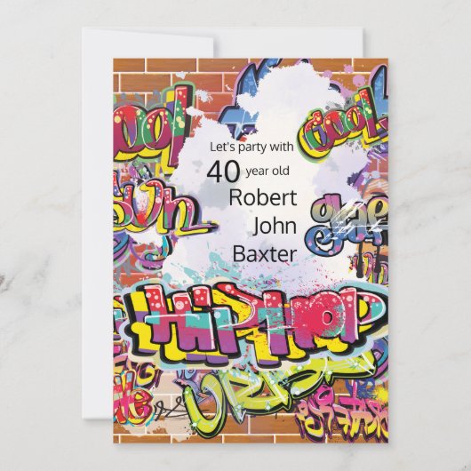 Beach Bum 40th 🌊😎 Mannen Verjaardag Bad Boy Fun Kaart (Achterkant)