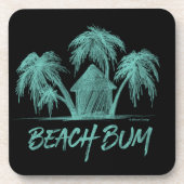 Beach Bum Beverage Coaster Bier Onderzetter (Voorkant)