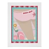 Beach Bum Border 3 Poster (Voorkant)