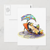 Beach Bum Briefkaart (Voorkant / Achterkant)