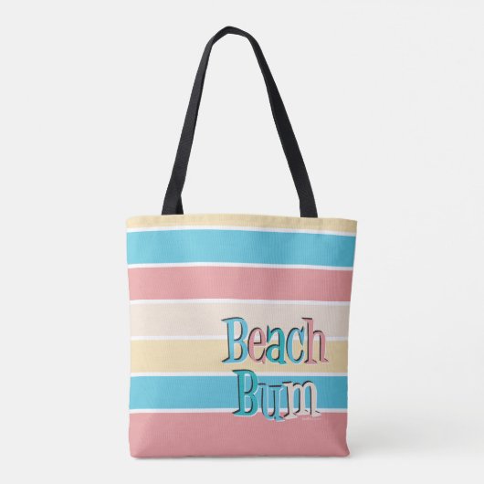 Beach Bum Canvas tas (Achterkant)