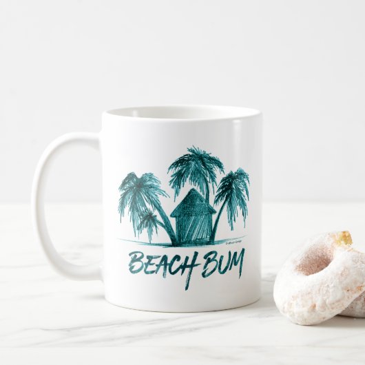 Beach Bum Coffee Mug Koffiemok (Met donut)