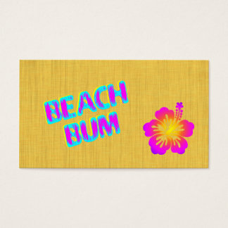 Beach Bum Custom Event Ticket Visitekaartjes