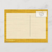 Beach Bum Custom Save the Date-ansichtkaart Aankondigingskaart (Achterkant)