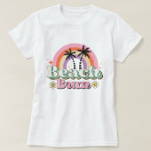 Beach Bum, Cute Retro 1980s Summer  Vacay T-shirt (Design voorkant)