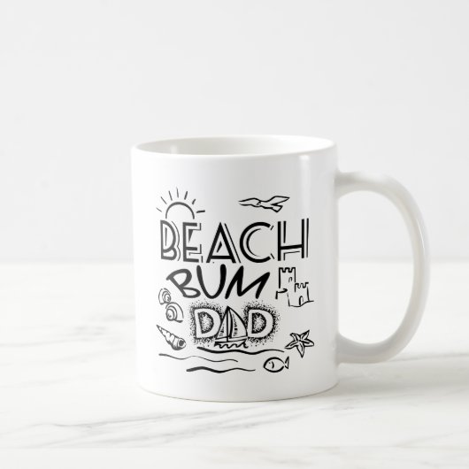Beach Bum Dad Koffiemok (Rechts)