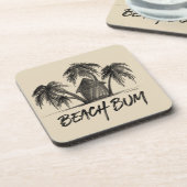 Beach Bum Drankjes Onderzetter (Linkerzijde)