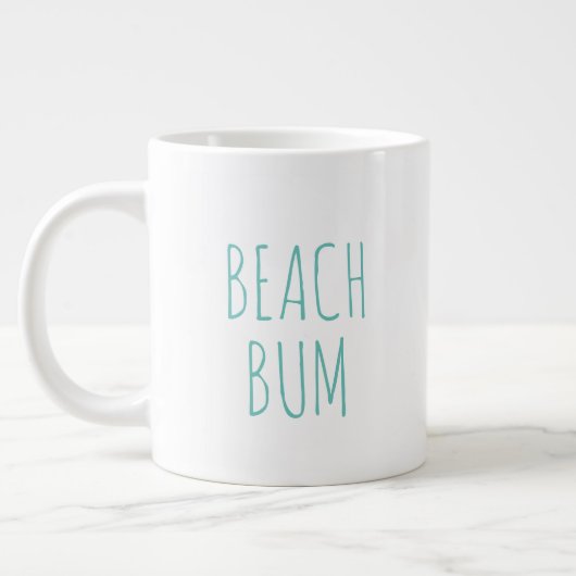 "Beach Bum" Eenvoudige moderne boerderij Grote Koffiekop (Links)