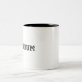 Beach Bum faded logo Tweekleurige Koffiemok (Center)