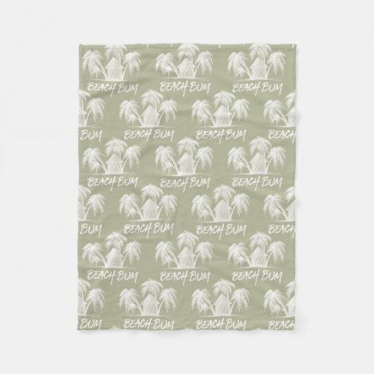 Beach Bum Fleece Deken (Voorkant)