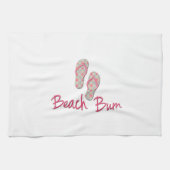 Beach bum flip flop design! theedoek (Horizontaal)