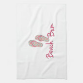 Beach bum flip flop design! theedoek (Verticaal)