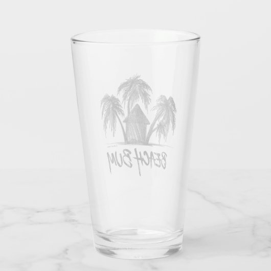 Beach Bum Glas (Achterkant)
