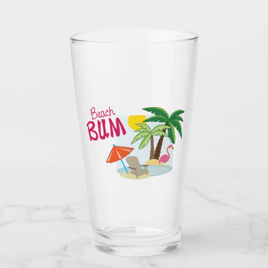 Beach Bum Glas (Voorkant)